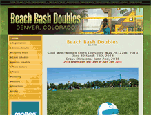 Tablet Screenshot of beachbashdoubles.com